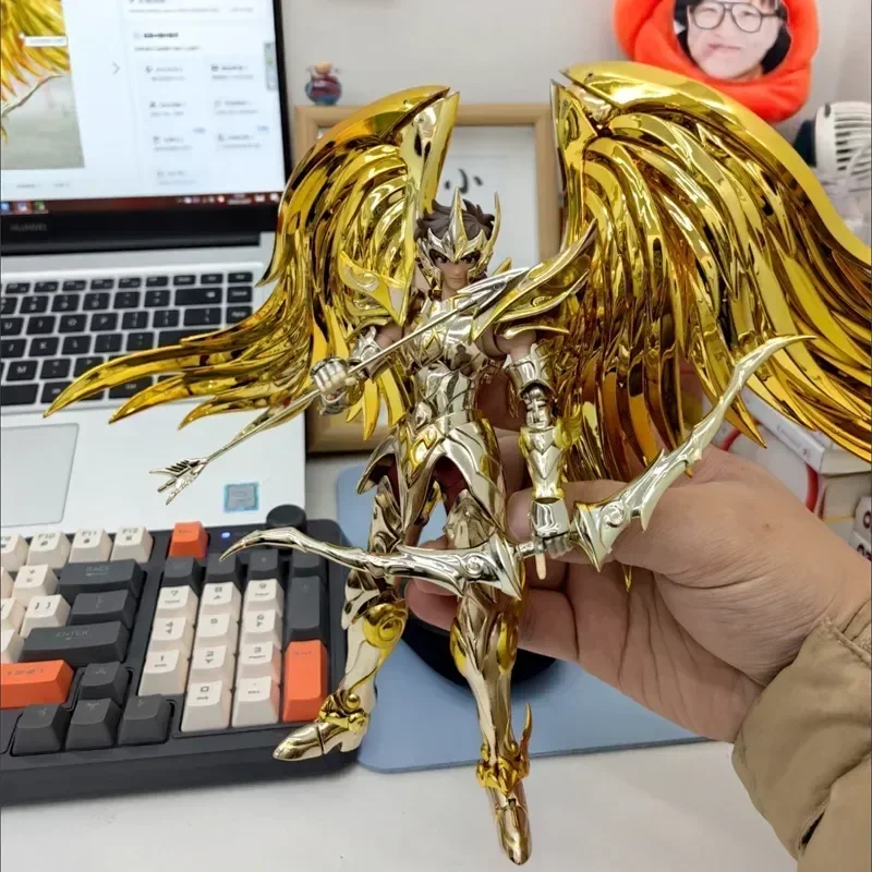 

Anime Saint Seiya Myth Cloth EXM Sagittarius Figures Aiolos SOG/Soul of God Gold Knights of the Zodiac RH Model Action Figure