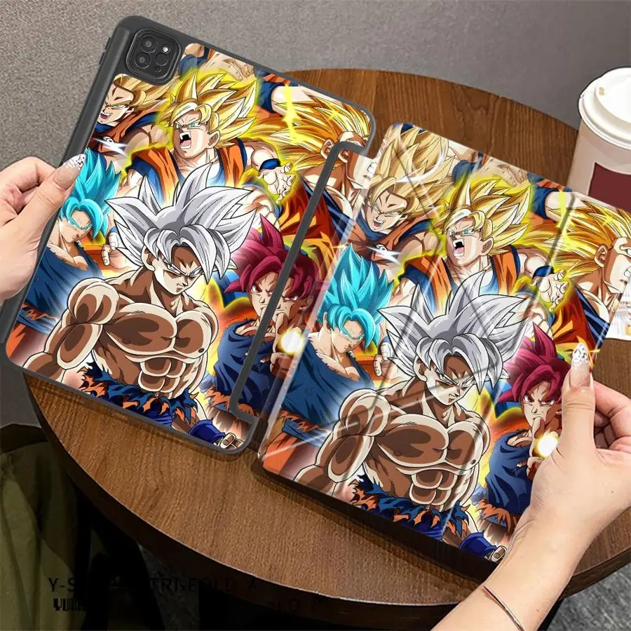 D-Dragon B-Ball Cool Goku Holder Cover Tablet Case For iPad Mini 6 7 Pro 2025 11th 10th 9th 8th 7th 12.9inch Air 4 5 M3 M2 1