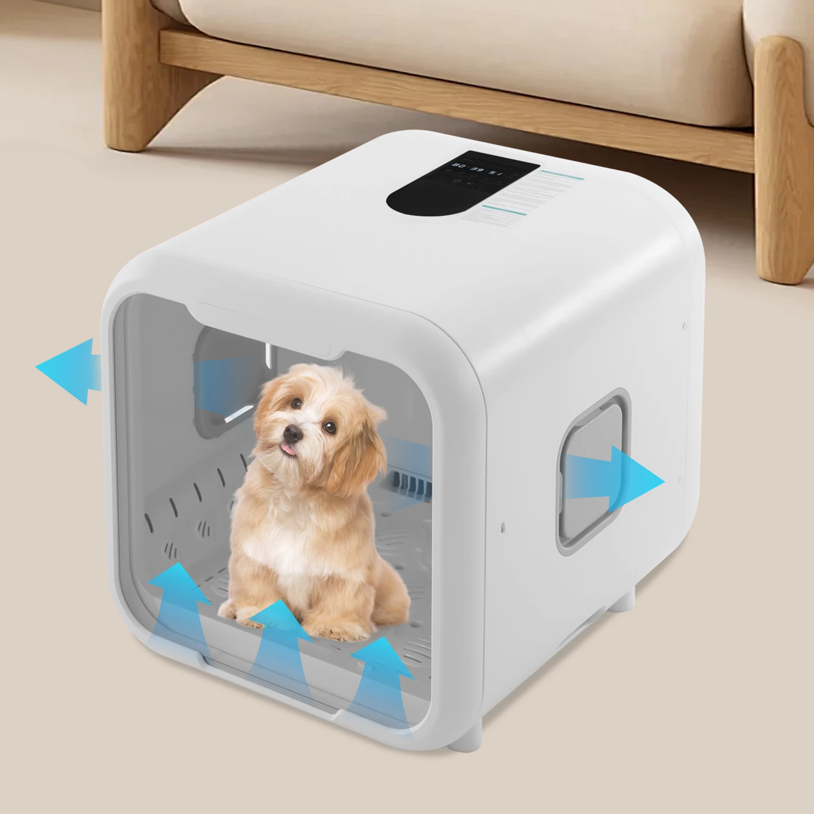 

Fully Automatic Intelligent Pet Drying Box, Portable Cat and Dog Small Drying Box, Drying Machine, Pet Cleaning Supplies