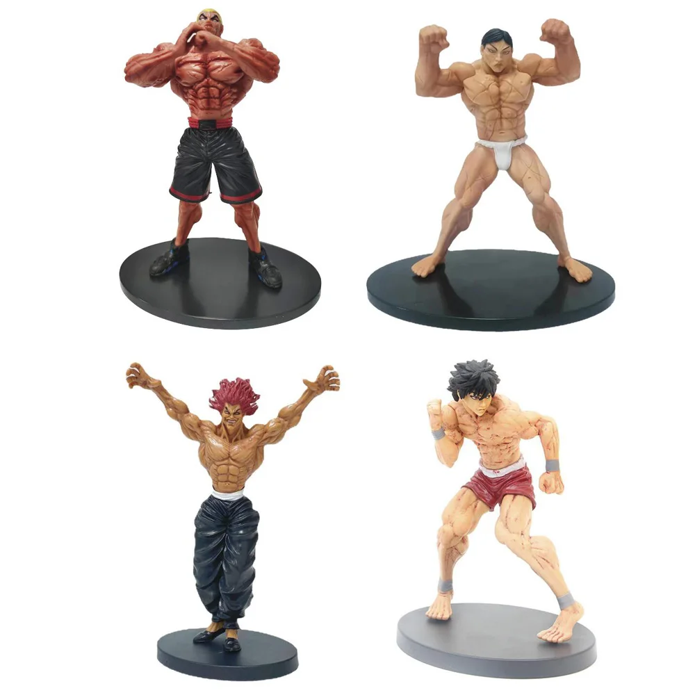 Baki the Grappler hanma baki Hanma Yujirō Hanayama Kaoru Jack Hanma Action Figure Model Collection Toys 22CM