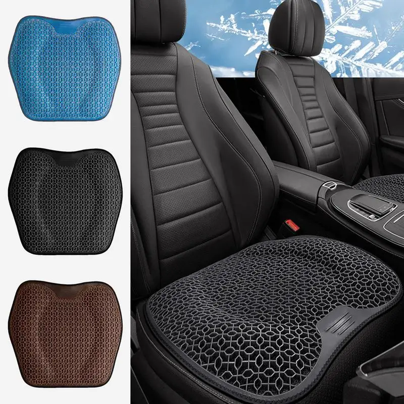 Gel Car Seat Cushion Gel Cushions For Pressure Relief Gel Seat Cushion For Long Sitting Cooler Seat Cushion Car Cooling Seat