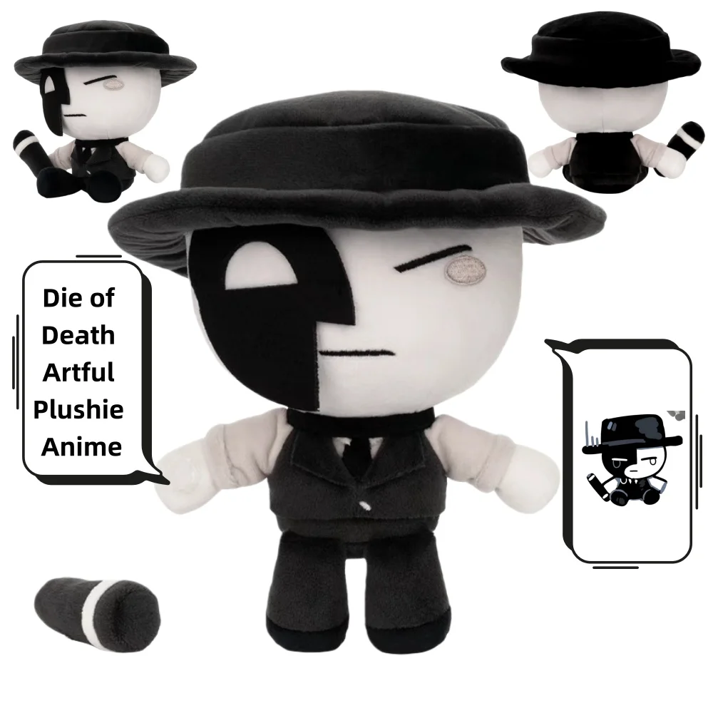 

Новый Die of Death, художественные плюшевые аниме-фигурки, мультяшные плюшевые куклы, периферийные украшения, детские игрушки, подарки на день рождения