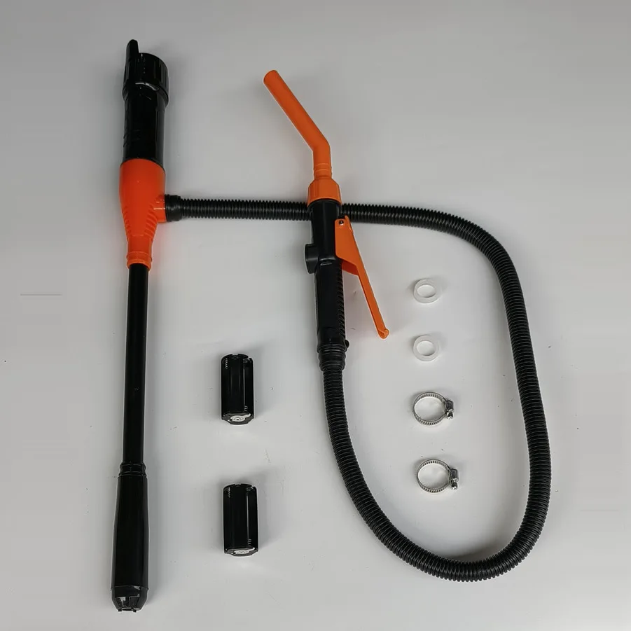 Flow Control Gun Head Electric Oil Pump Battery Operated Suction Pipe For Quick Extraction Of Oil From Car Fuel Tank