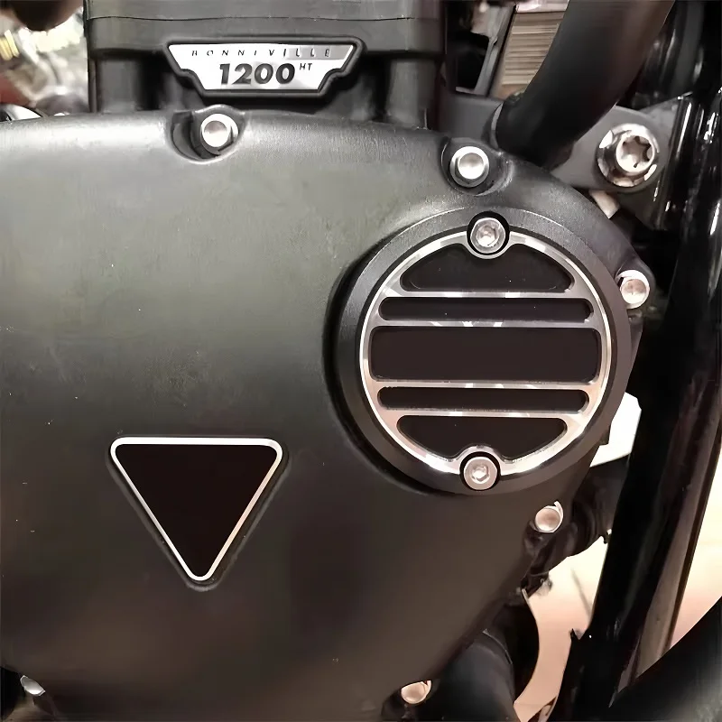 Motorbike Clutch Badge & Acg Inspection Cover For Triumph Street Twin Bonneville T100 T120 Bobber Thruxton Scrambler Speed twin