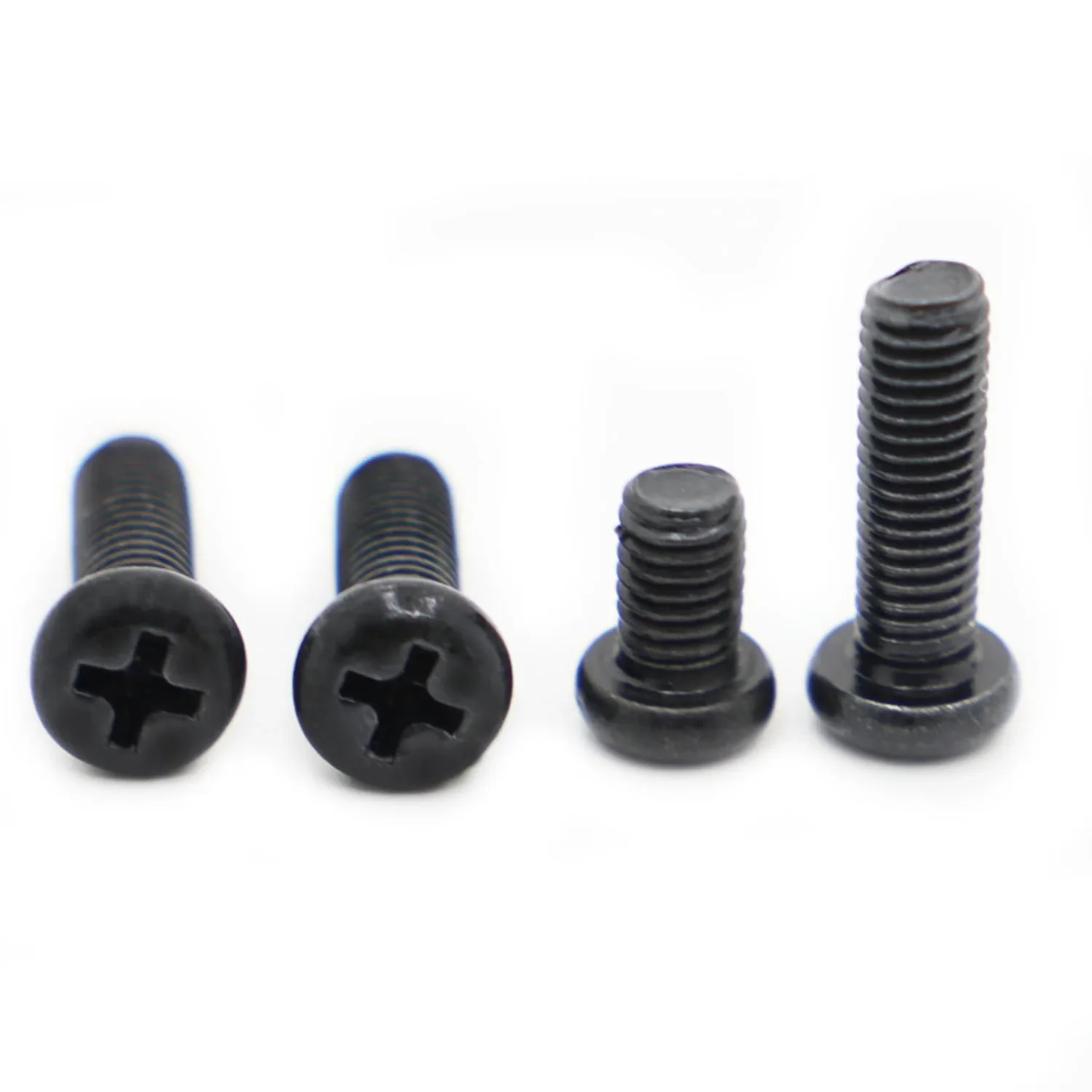 Hardened carbon steel cross round head screw M1.2 1.4 M1.7 M2 M2.5 M3 M4 Electronic Small Recessed Pan Head Phillips Screw GB818