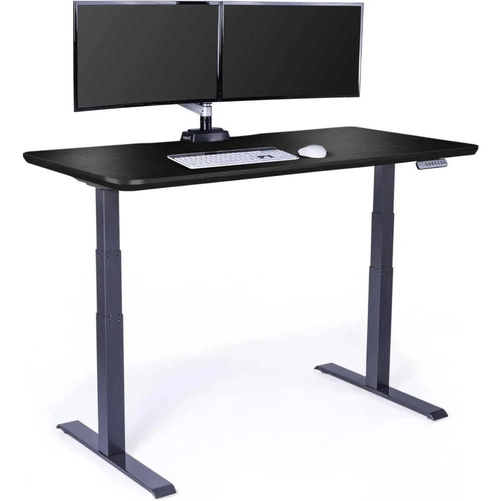 

Electric Adjustable Height Desk, 60" x 30", Dual Motor for Sit-Stand Workstations at Home or Office