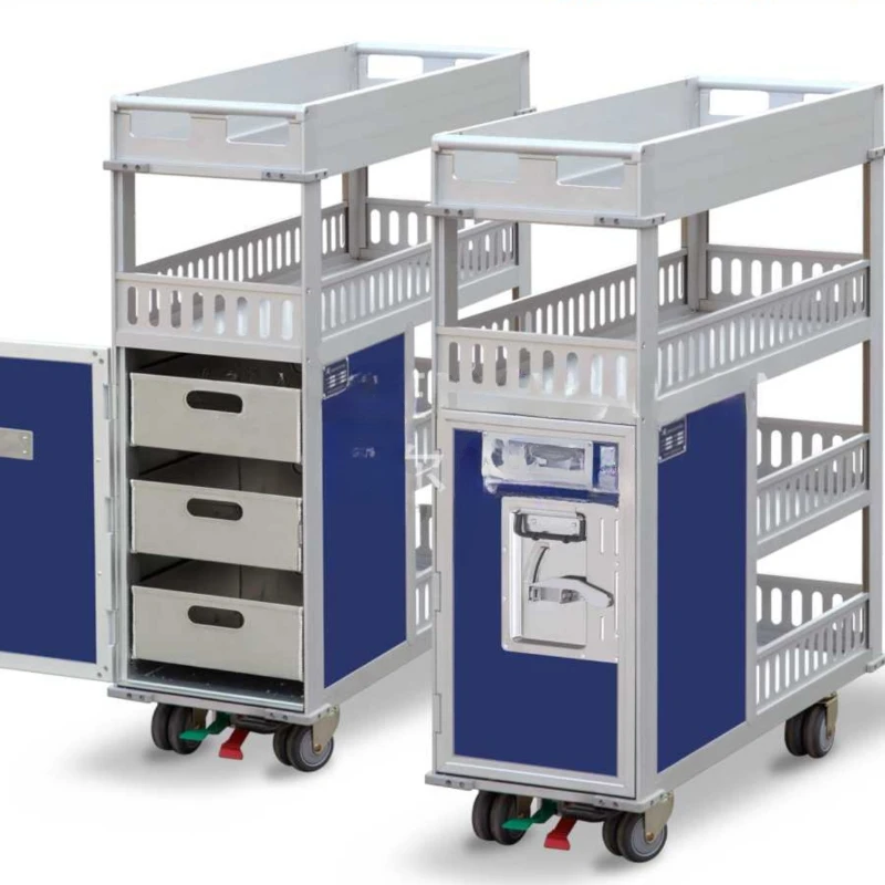 Aviation dining carts, airplane galley trolleys, household finishing and storage cabinets, exhibition mobile decorative cabinets