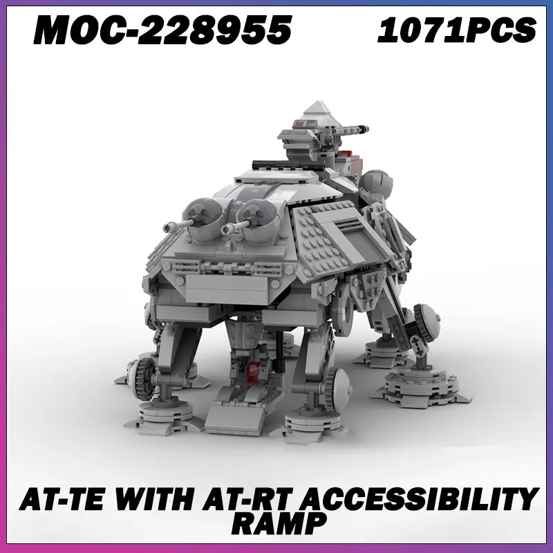 

Accessibility Ramp MOC Building Block Spaceship series Spacecraft Creative Children Brick Toy Birthday MOC-228955 1071PCS