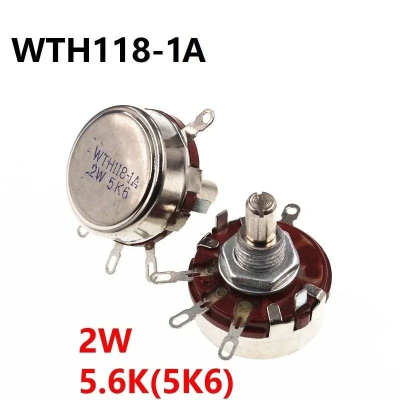 WTH118 2W 5.6k 5K6 Single Turn Carbon Film Potentiometer