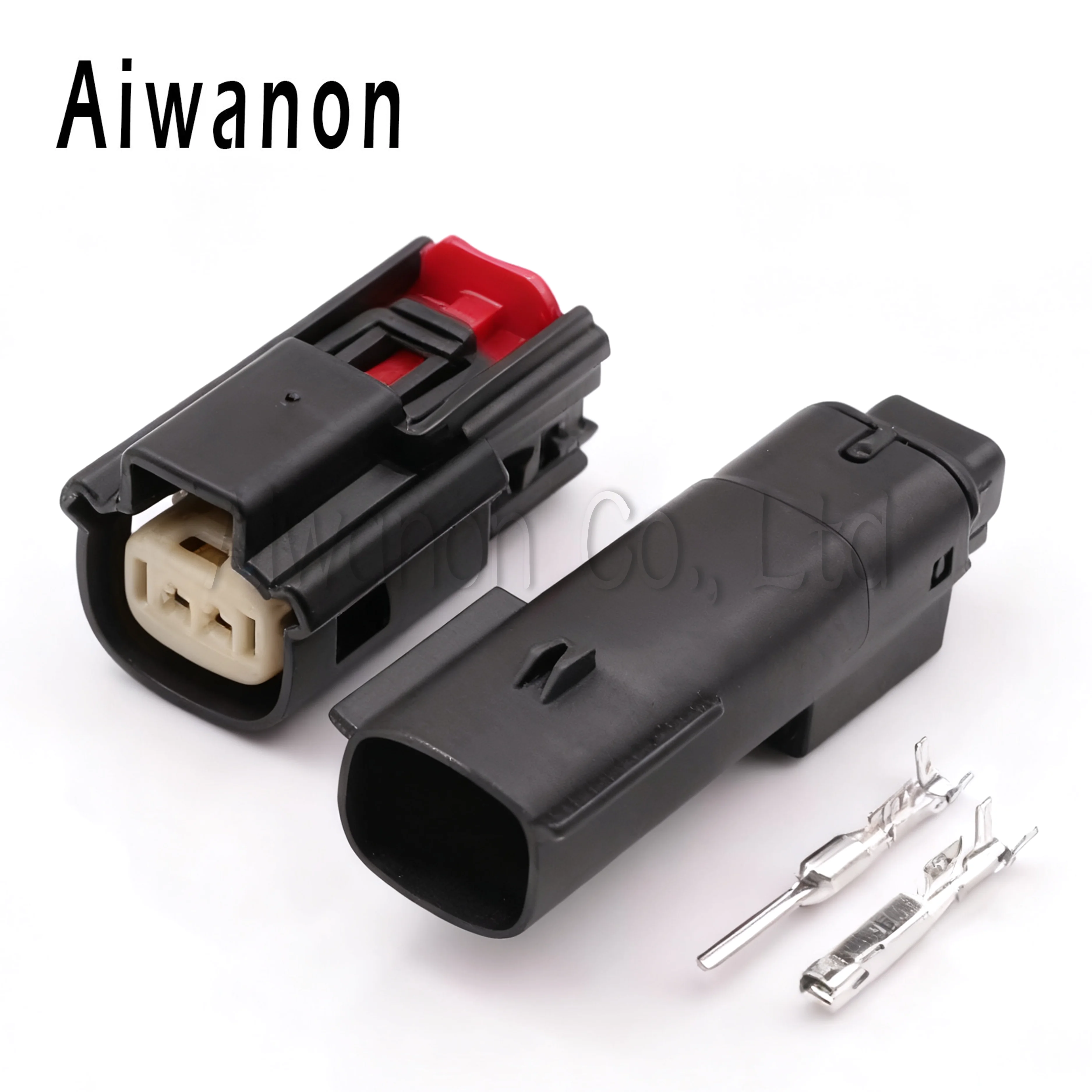 

1 Set 2 Pin Auto Lamp Socket Temperature Electrical Connectors Female Harness Plug For Buick 33471-0201 33481-0201