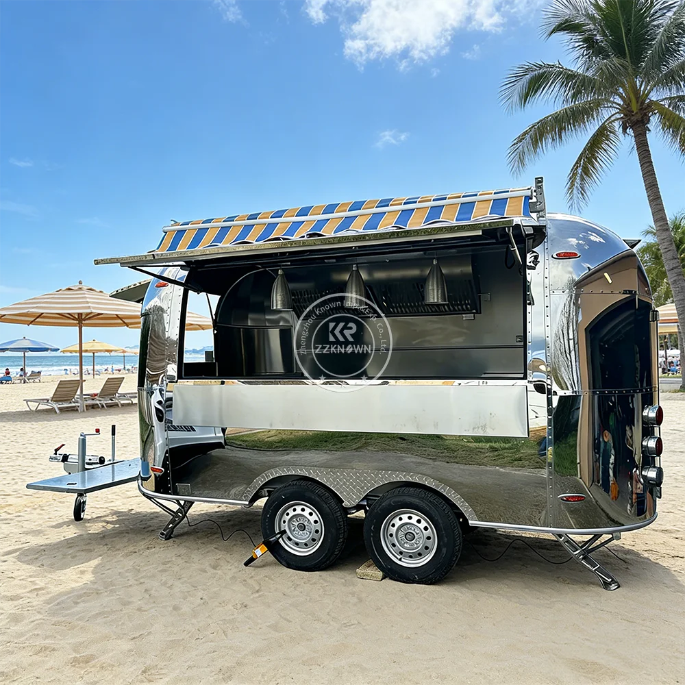 Commercial Ice Cream Snack Truck Street Catering Outdoor Market Food Trailer Festival Event Food Truck For Sale