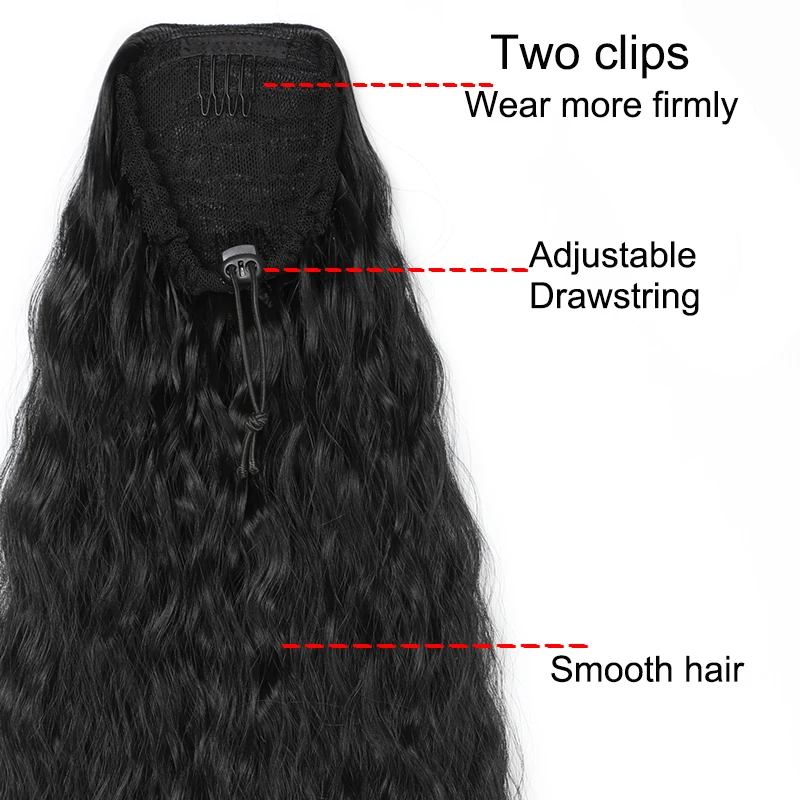 Thumbnail 4 - #74 Latest Synthetic Drawstring Ponytails Offers