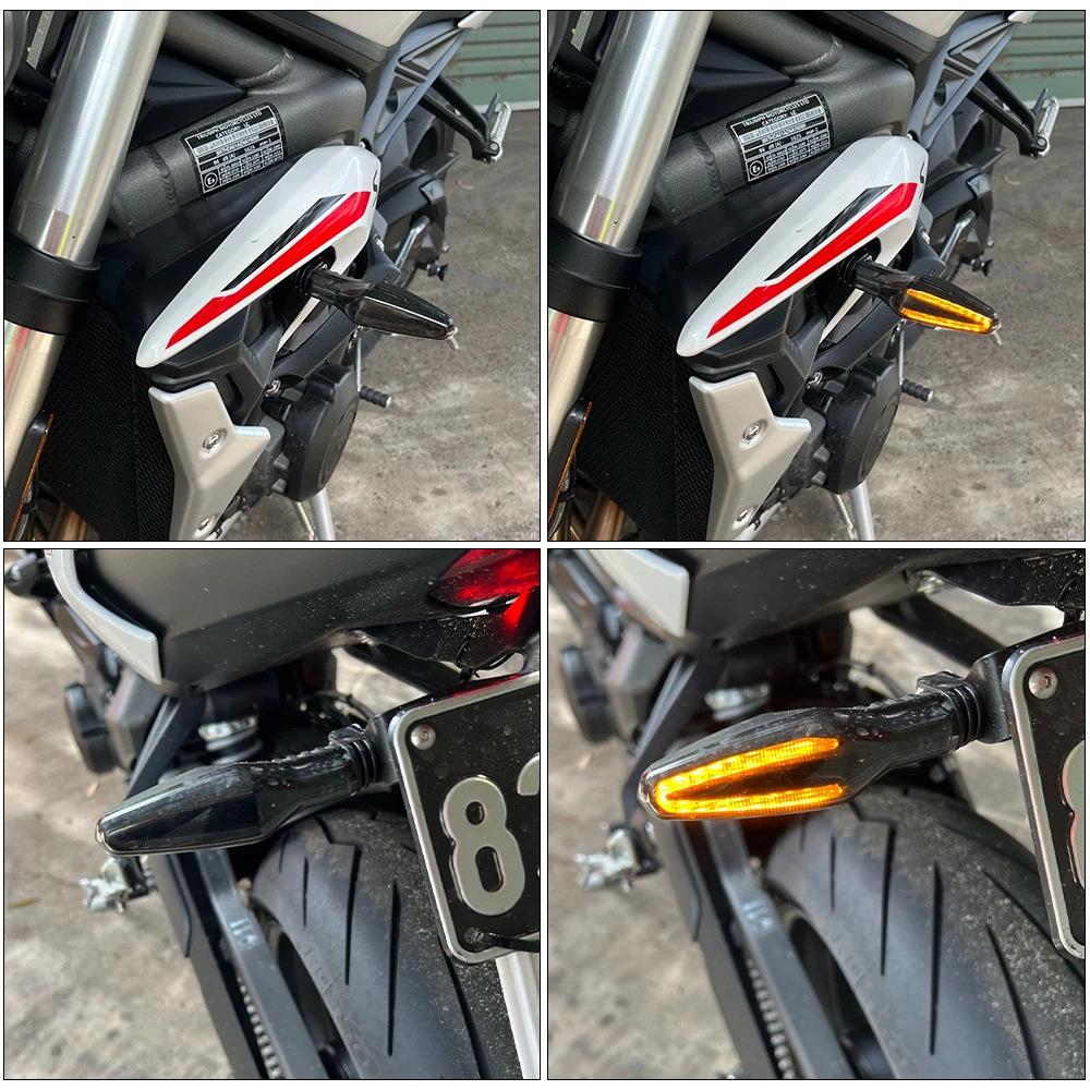LED Turn Signal Light For DUCATI Scrambler 1100 400 800 Classic/ Cafe Racer/ Full Throttle/Desert Sled Motorcycle Indicator Lamp
