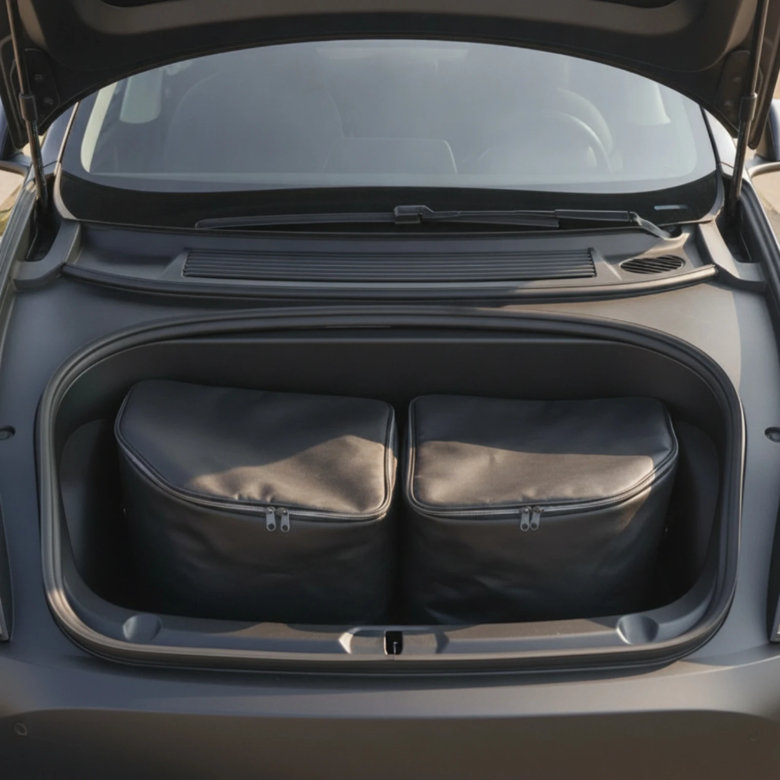 Easy Clean Trunk Bag Insulated Sac Isotherme De Coffre Avant with Zipper Organizer for Vehicle Front Trunk