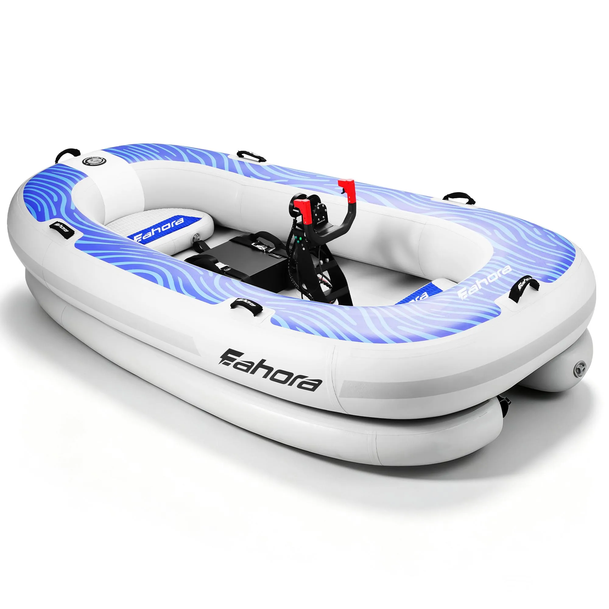 STLF Durable Inflatable Electric Boat 15kW Portable Motorized Yacht with High Load Capacity for Commercial and Personal Use Wate