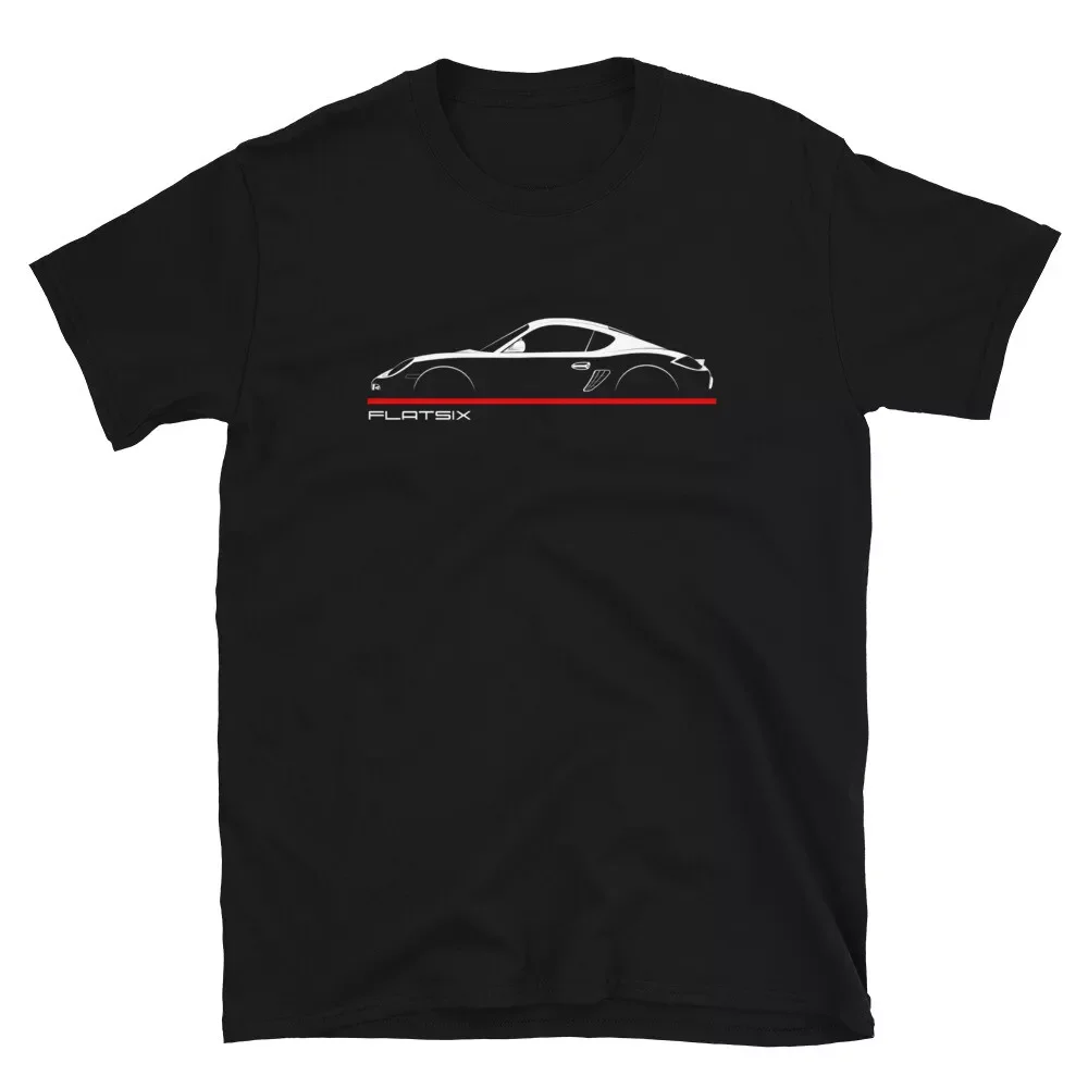 

New summer Men T Shirt Casual Vintage 987 Cayman S 986 718 981 911 T-shirt Graphic Short Sleeves 100% Cotton Cool Tee