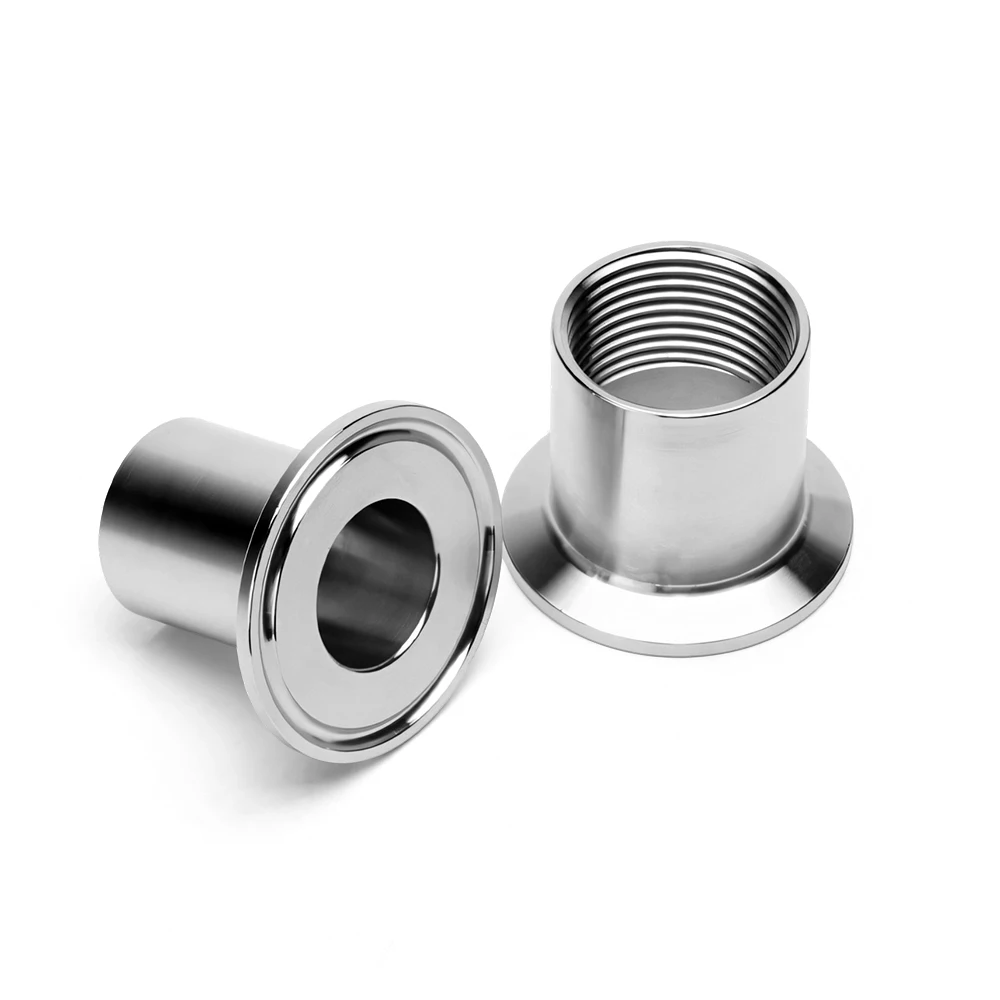 Guangluo Ss304/316l Sanitary Triple Clamp Adapter - Bspt Internal/external Food Grade Leak-proof For 1/2