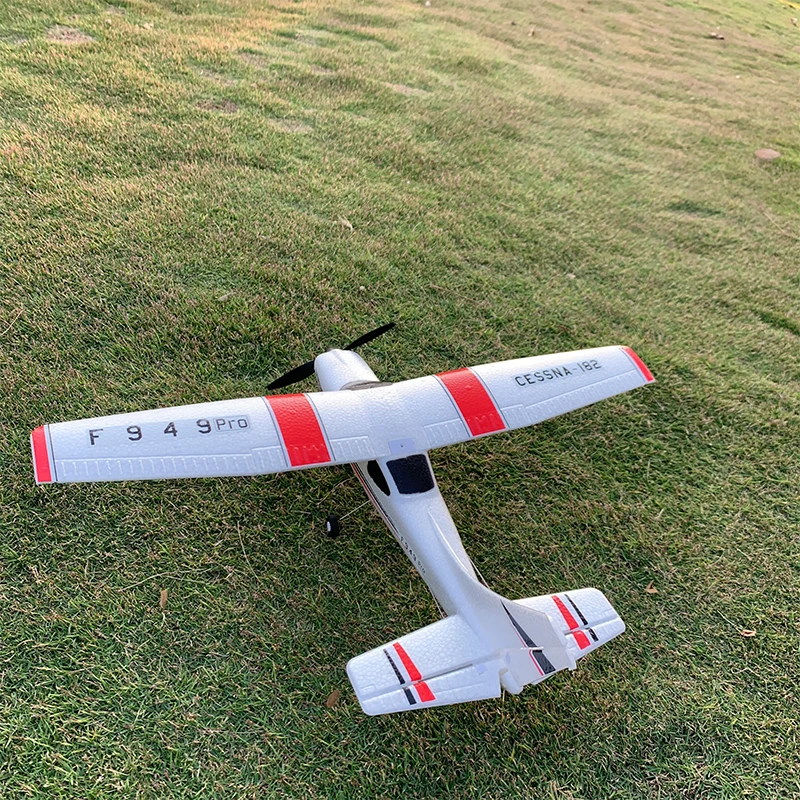 Parkten WLtoys F949 2.4G 3CH Cessna 182 Micro RC samolot BNF bez nadajnika na świeżym powietrzu zabawkowy dron dla osób w wieku 14 + dla dzieci prezent dla dzieci