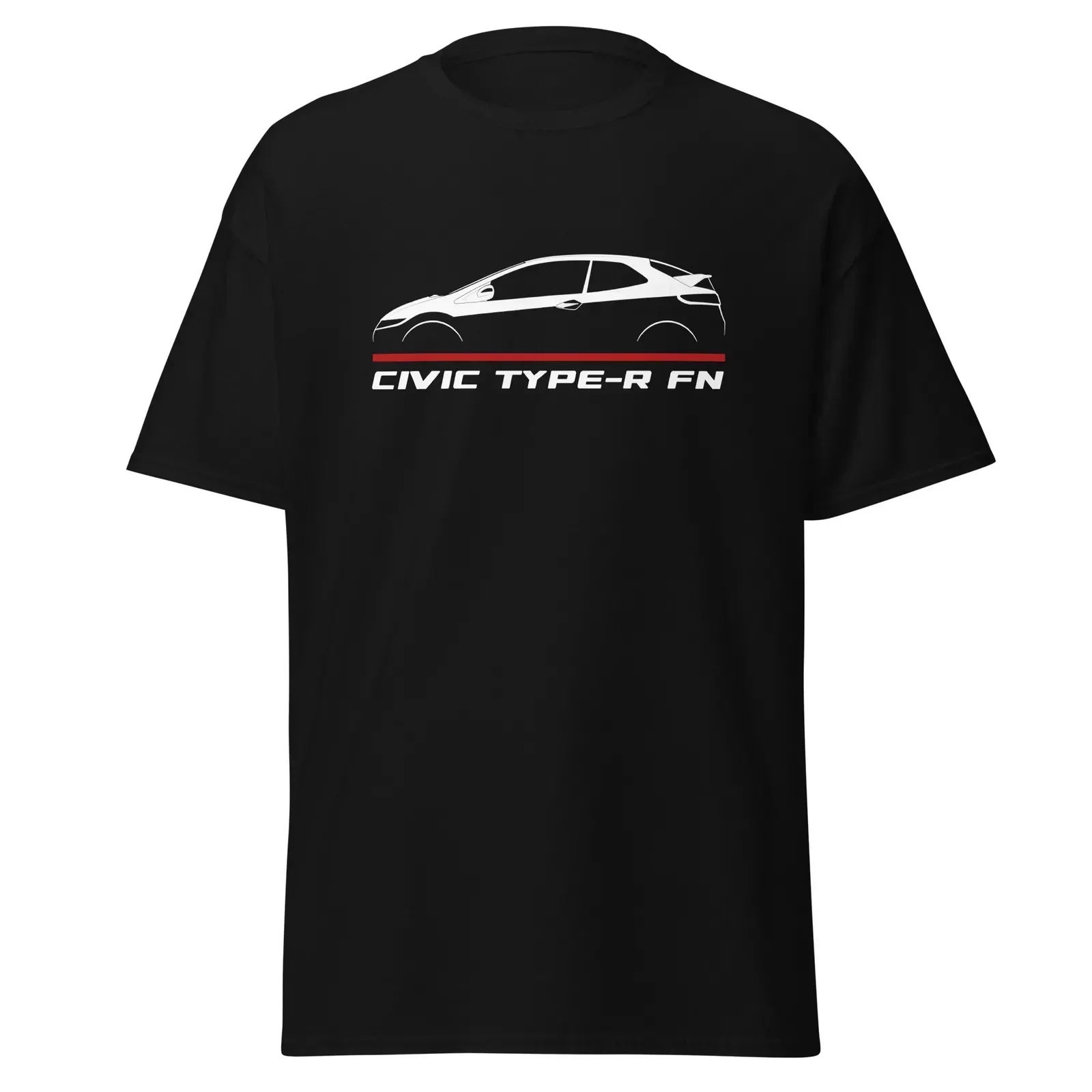 

2024 Men T Shirt Casual Hondas Civic Type-R FN 2007-2010 Enthusiast T-shirt Graphic Summer Short Sleeves 100% Cotton S-3XL Tee