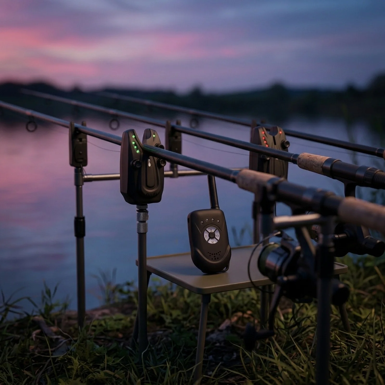 Alarm For Reservoir Fishing Digital Bite Alarm Monitoring Multiple Rods 11*5cm Adjustable Sensitivity Low Battery Alarm Function
