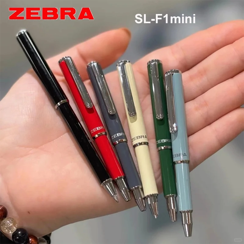 Japan Zebra Metal Ballpoint Pen SL F1 mini N 0.7 Elegant Barrel Slide Press Smart EDC Pen for Business Signture Office Daily Use