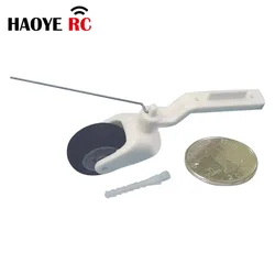 Haoye Mini Steering Tail Wheel Retract/Balsa KT Fixed Wing Aircraft Miniature Steering Tail Wheel Assembly Landing Gear Kit Set