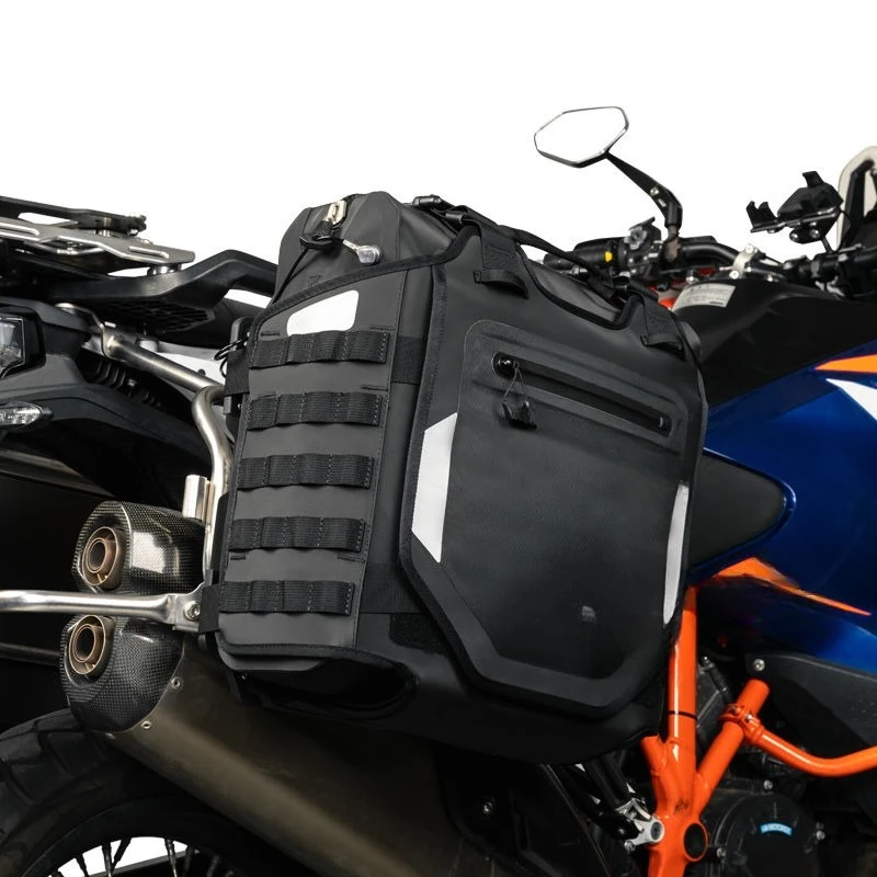 

Motorcycle side bag TPU large capacity waterproof airtight inflatable anti-drop anti-theft lock quick release side bag