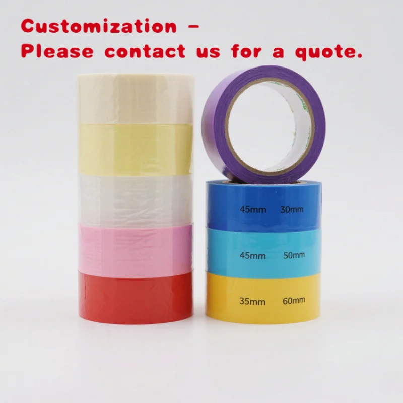 custom.Custom 48mm BOPP Tape Reinforced High-Temperature Waterproof Packing Tape with Strong Adhesive Packaging Boxes