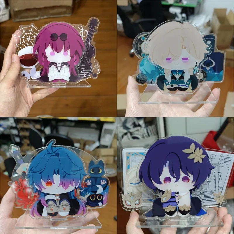Honkai:Star Rail Cute Aventurine Dōjin Works Double Insertion Acrylic Stand Model Plate Desk Decor Standing Sign Fans Gifts