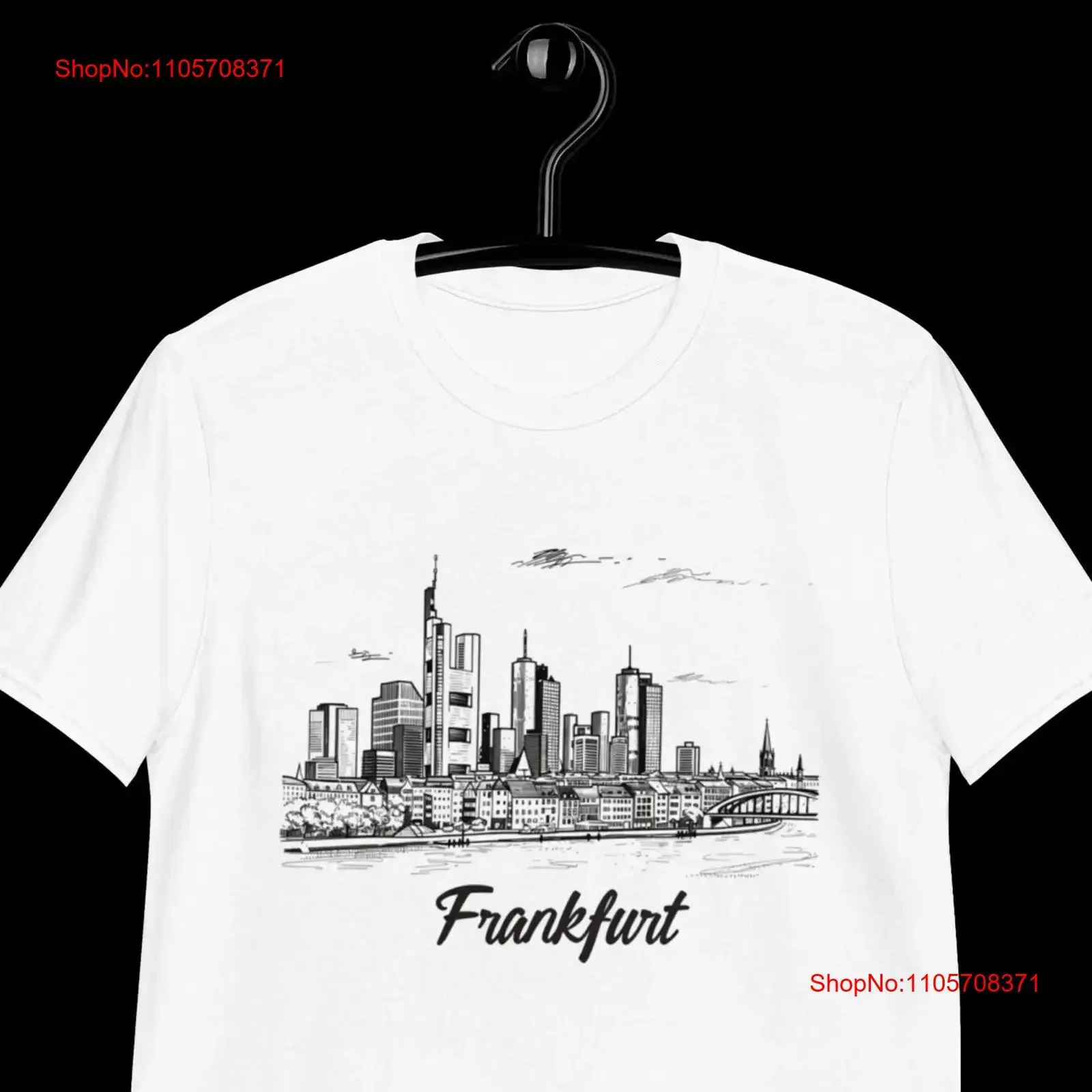 Frankfurt T Shirt am Main Germany Memory Idea Souvenir Keepsake FFM vintage Washed Versatile Top For Everyday Wear graphic