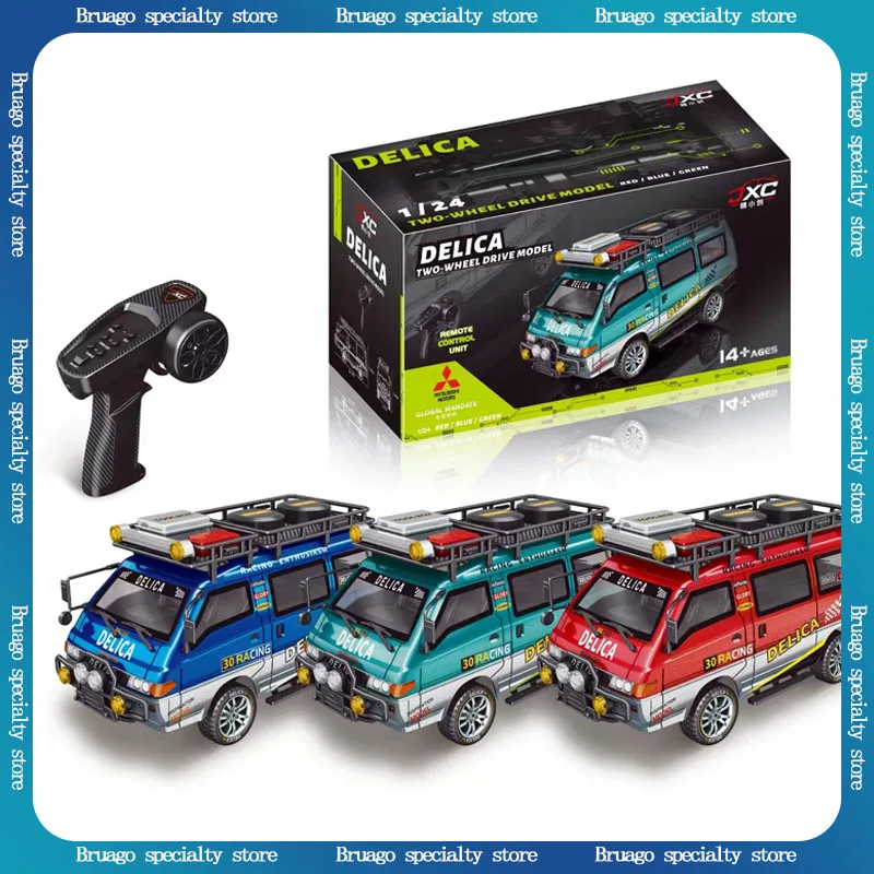 

Jxc 1/24 Радиоуправляемый автомобиль Полномасштабный Delica Van Drift Автомобиль с дистанционным управлением Моделирование внедорожной игрушки Модель автомобиля Игрушки для мальчиков Подарок на день рождения