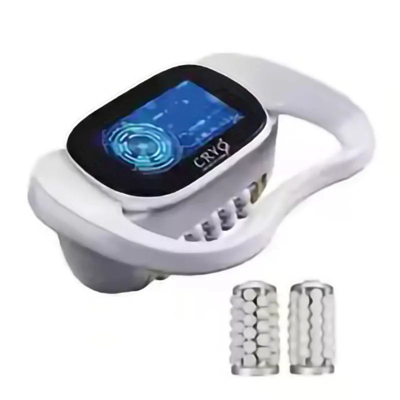 Rodillo masajeador de relajación muscular portátil 9D LED rotación 360 drenaje linfático levantamiento de la piel máquina para aliviar el dolor