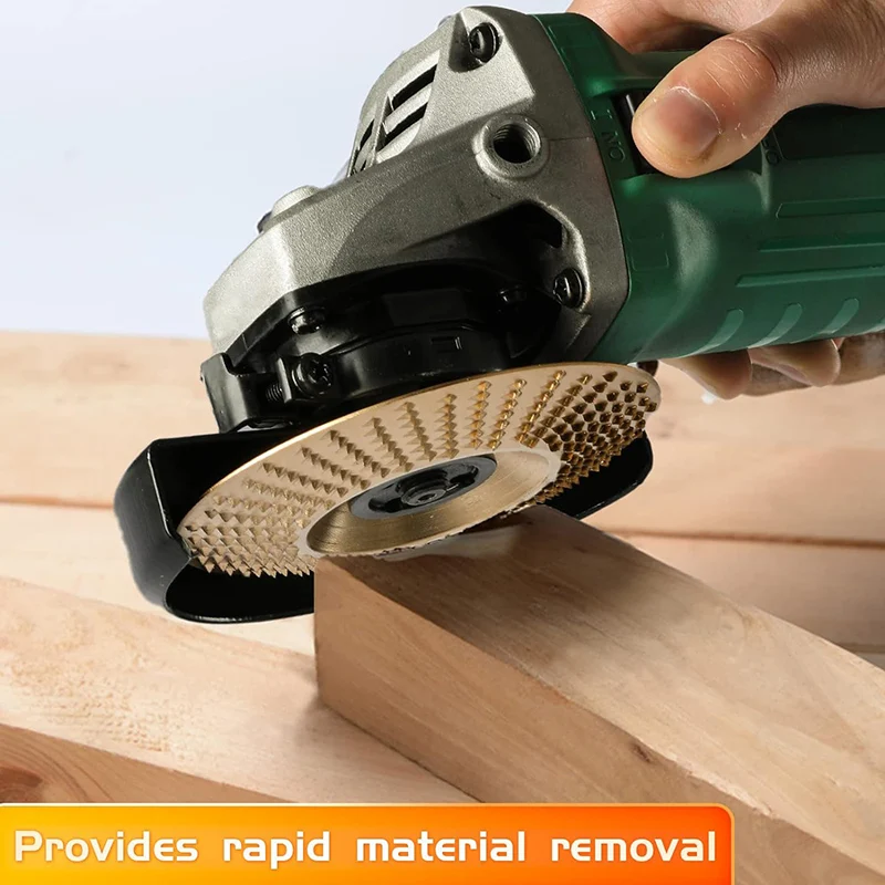 Disco de tallado de madera para amoladora angular, disco de lijado de muela moldeadora de madera, accesorio de amoladora angular para carpintería