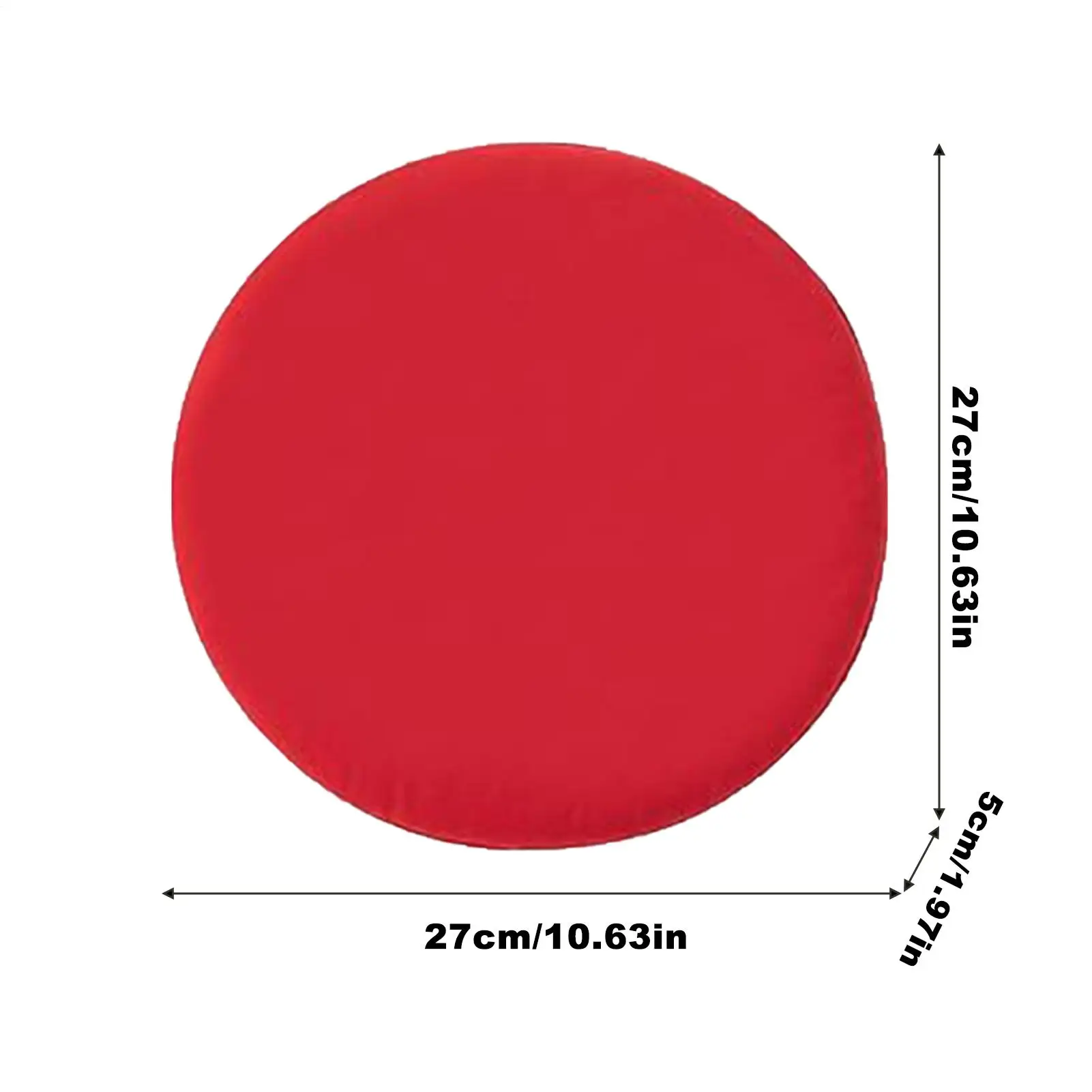 غطاء البراز 3 قطع قابل للغسل منصات مرنة عالية بار البراز وسائد مستديرة للمنزل فندق مكافحة المطبخ كرسي طويل الساق قطر 11-14