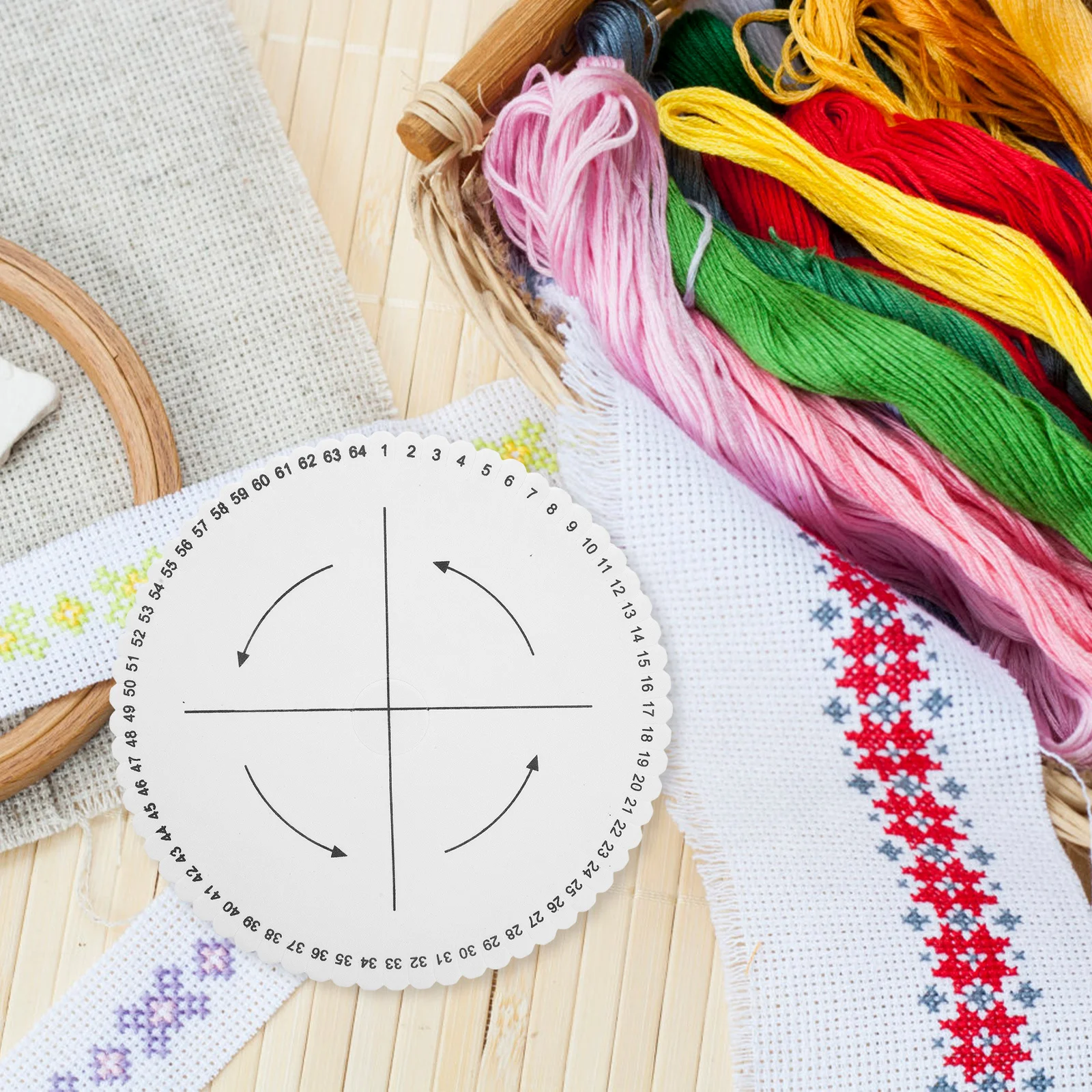 64Slot Braiding Disk Plate Durable Thick Design For Bracelet Weaving Over 24 Threads String Craft Tool Kumihimo Disk Beading