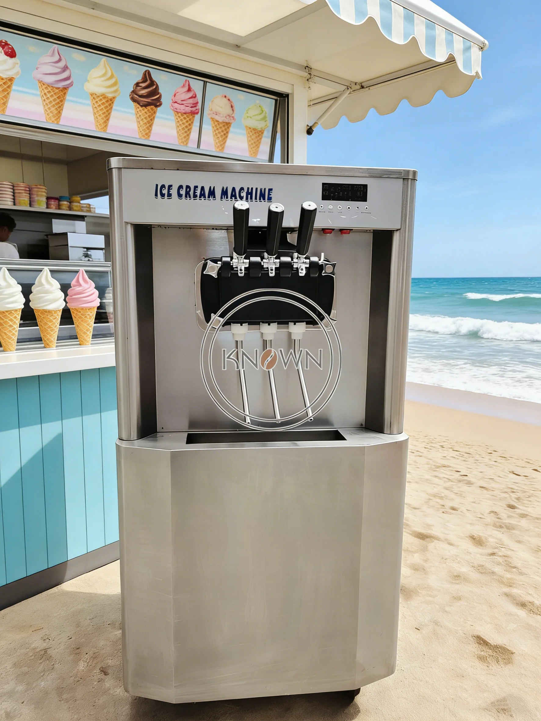 

Горячая распродажа: Коммерческая машина для мягкого мороженого на 3 вкуса, аппарат для замороженного йогурта, машина для мороженого