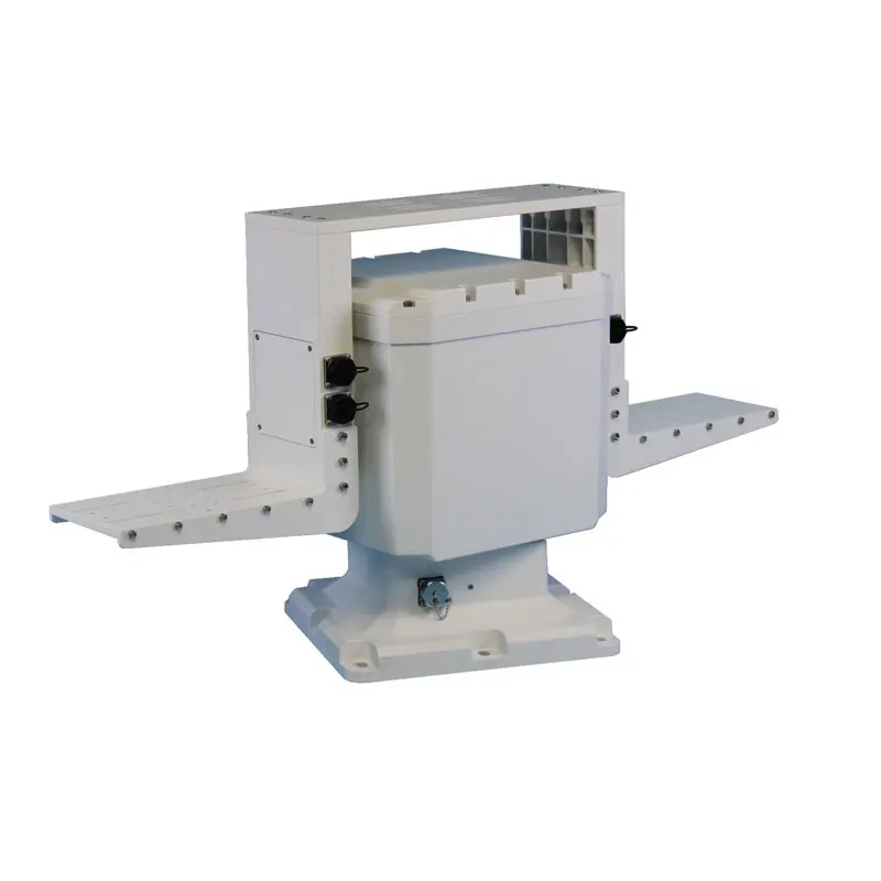 20~100Kg left and right double-side pan tilt motorized hea, servo motor harmonic drive structure