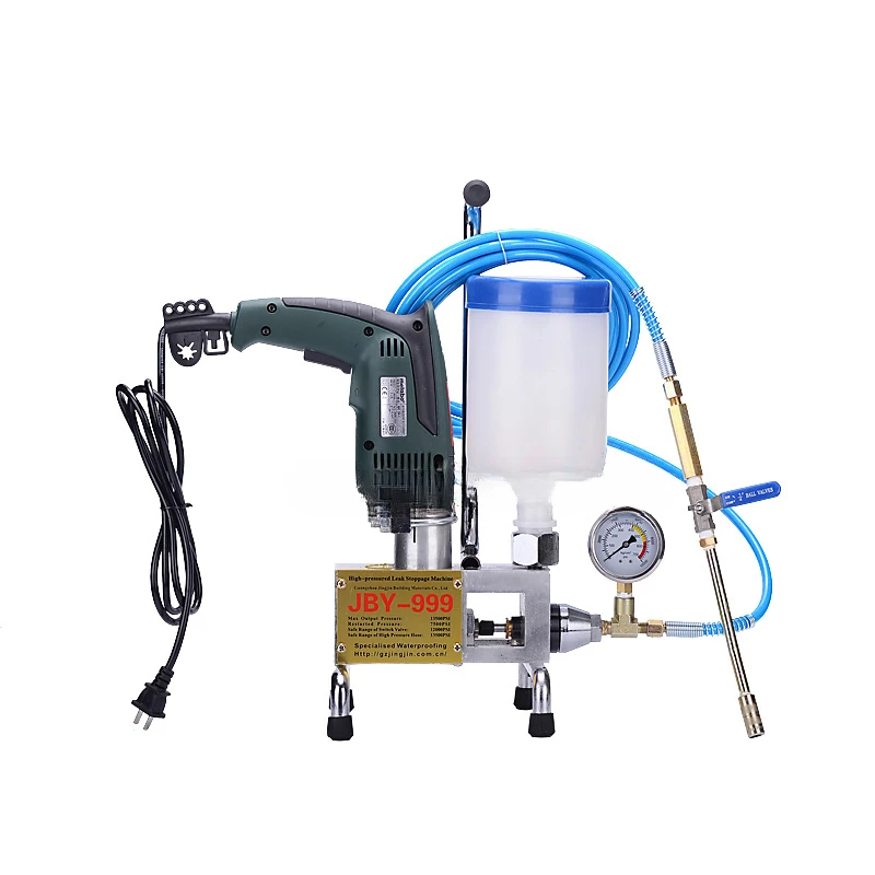 Micro - electric injection pump epoxy polyurethane grouting machine JBY - 999 crack plugging high - pressure grouting machine