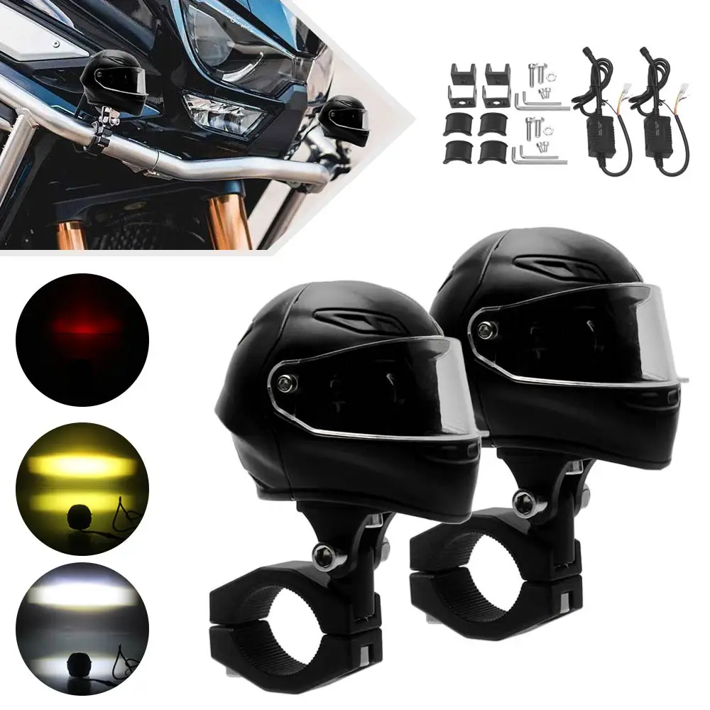 LED Car Motorcycle Auxiliary Light Spotlights Headlight Fog Lights Kit Work Lights Accessories 12V - 30V Fit For Truck Car ATV