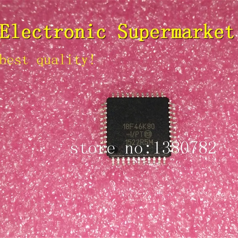 Free Shipping 10pcs-50pcs PIC18F46K80-I/PT PIC18F46K80 PIC18F46K80-IPT TQF-44  New original  IC In stock!