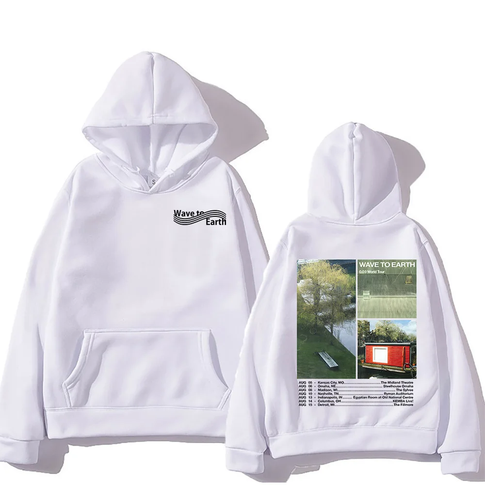 

Wave To Earth 0.03 World Tour 2025 Hoodies Men Women Retro Fashion Sweatshirt Korean Band Hip Hop Clothing Streetwear Oversized