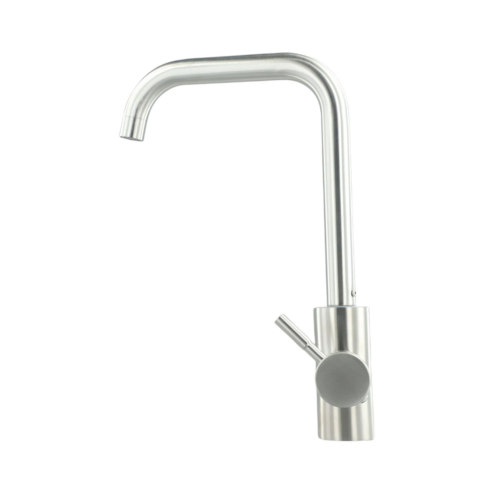 304 Stainless Steel Kitchen Faucet Sink Faucet Tap Cold And Hot Mixer Tap Wire Drawing Treatment Anti-corrosion Wear-resistant