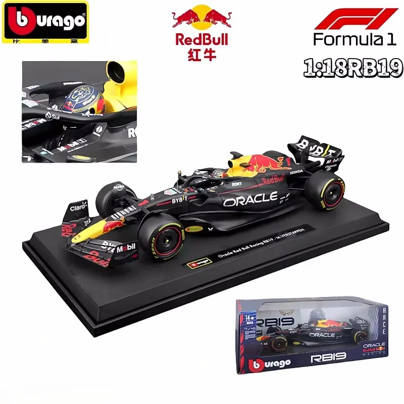 2024 Original Bburago 1:18 Red Bull RB19 ลาสเวกัสRB19 Miami Alloy Miniature Diecastรุ่นสูตร 1 รถยนต์ของเล่นของขวัญวันเกิด