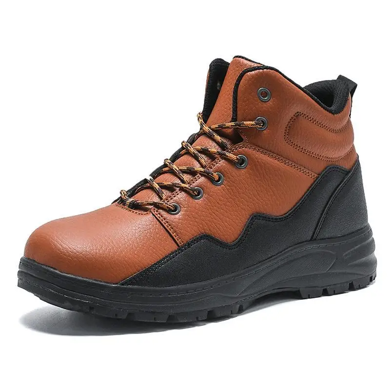 Outdoor Camping Hiking Shoes Mid-Cut Sports Shoes Wear-Resistant Men's Casual Walking Running Shoes for Travel And Trekking