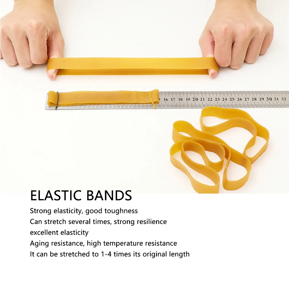 

550pcs High Toughness Elastic Rubber Bands Anti Aging Stretchable Strong Rubber Bands Heavy Duty Rubber Bands Industry