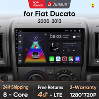 Junsun Car Radio For Fiat Ducato Peugeot Boxer 2 Citroen Jumper 2 2006 - 2015 wireless CarPlay Android Auto No 2 din 2din DVD
