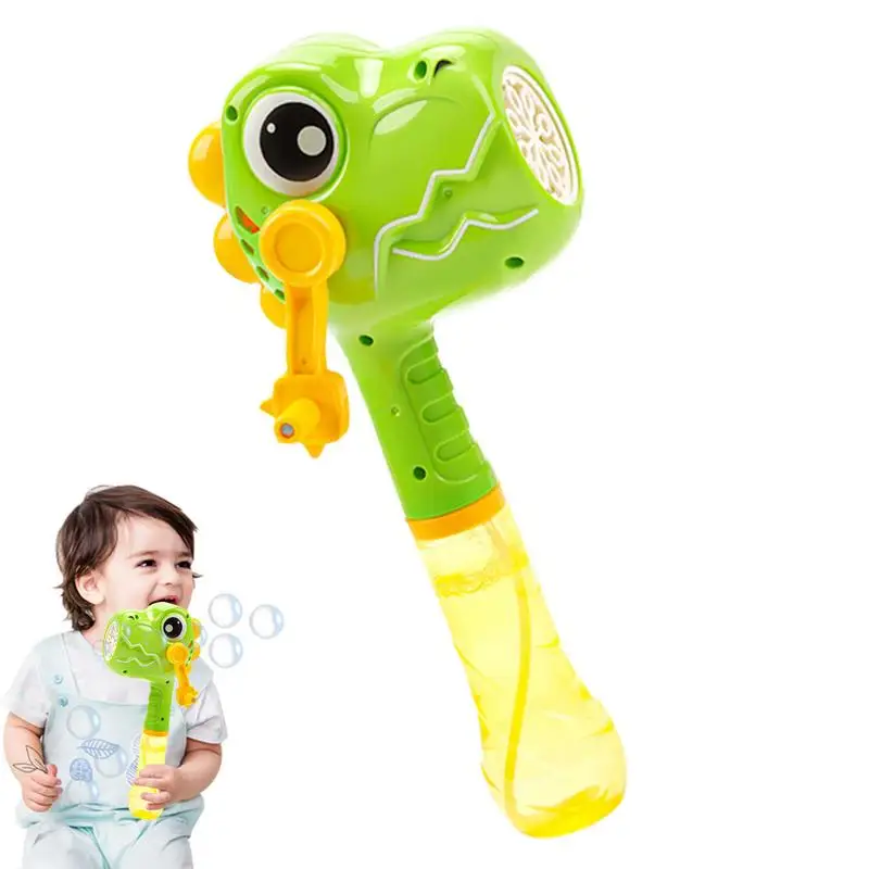 Manual Bubble Wand Bubble Wand Multiple Holes Blowing Toy Party Favor Cartoon Design Bubble Wand With Solution Summer Toy For