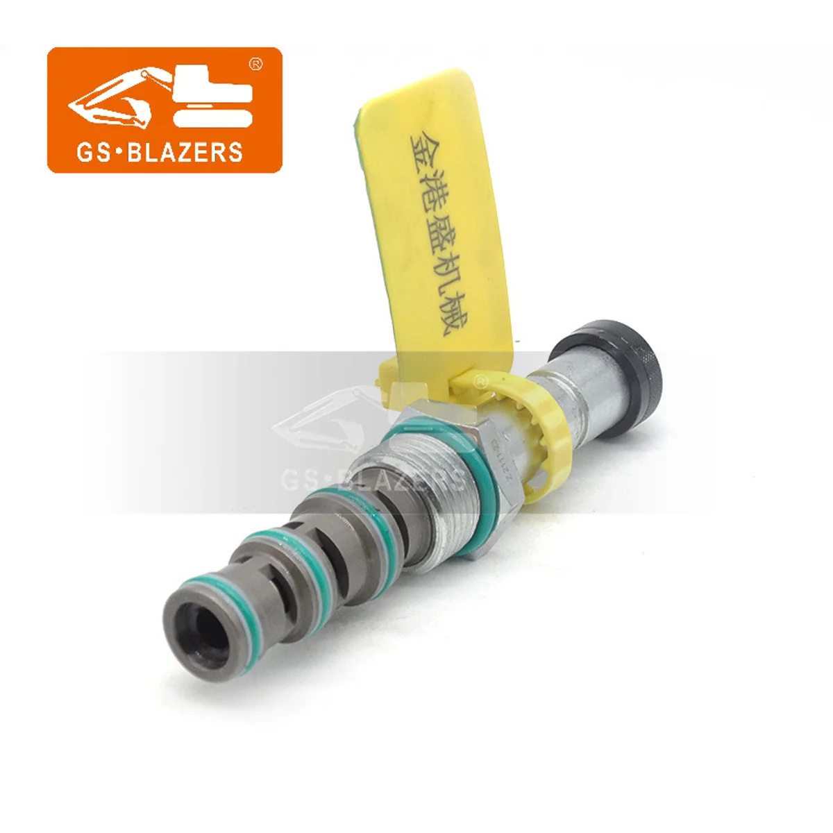 Engineering Machinery Parts Safety Lock Solenoid Valve Coil Pilot Valve Core DH-9 16mm Spare Parts