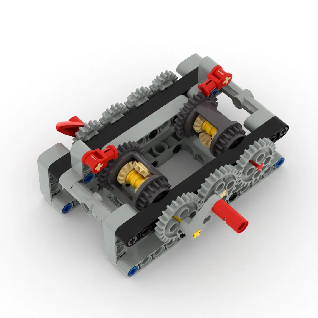 

MOC Bidirectional Rotating Rectifier Building Blocks Engine Gear Mechanical Assembly Technology Set Creative Bricks Toy Boy Gift