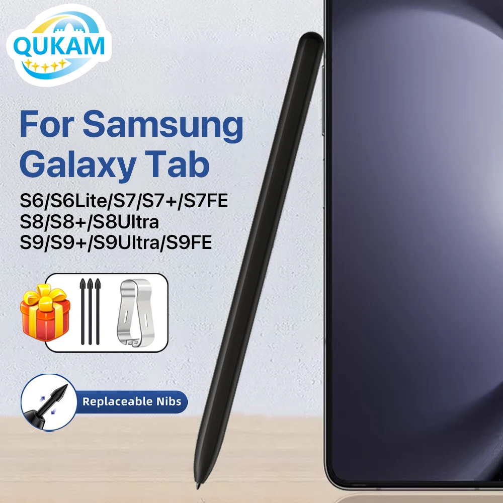 

2025 S Pen for Samsung Galaxy Tab S6 Lite S7 FE S8 Plus S9 Ultra Stylus for Samsung Pen with Pressure Sensing Eraser Tablet Pen